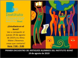 1er Encuentro de ex-alumnos: Registro Antiguos Alumnos Instituto Filosófico Pedro Francisco Bonó